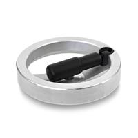 GN 322.7 Handwheel with Retractable Handle Aluminum